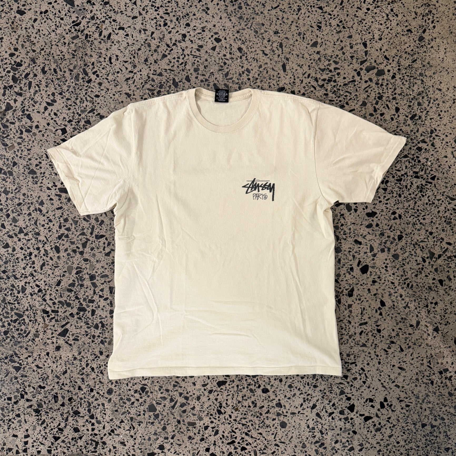 Stussy Stock Paris Tee Putty
