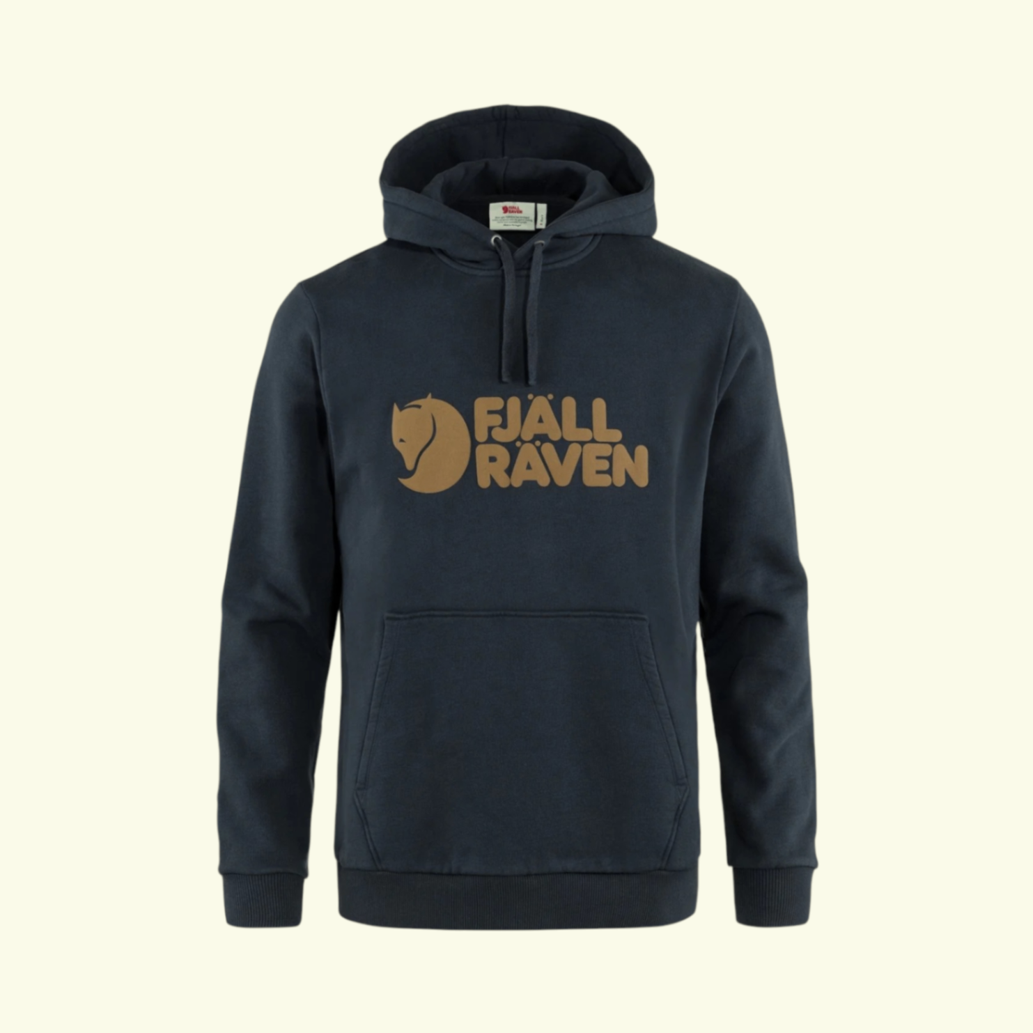 Fjällräven Logo Hoodie M Dark Navy