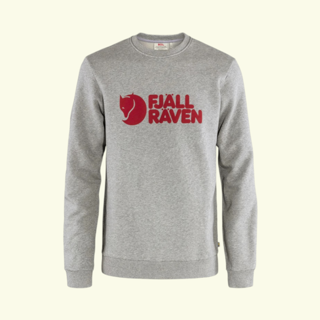 Fjällräven Logo Sweater M Grey-Melange 