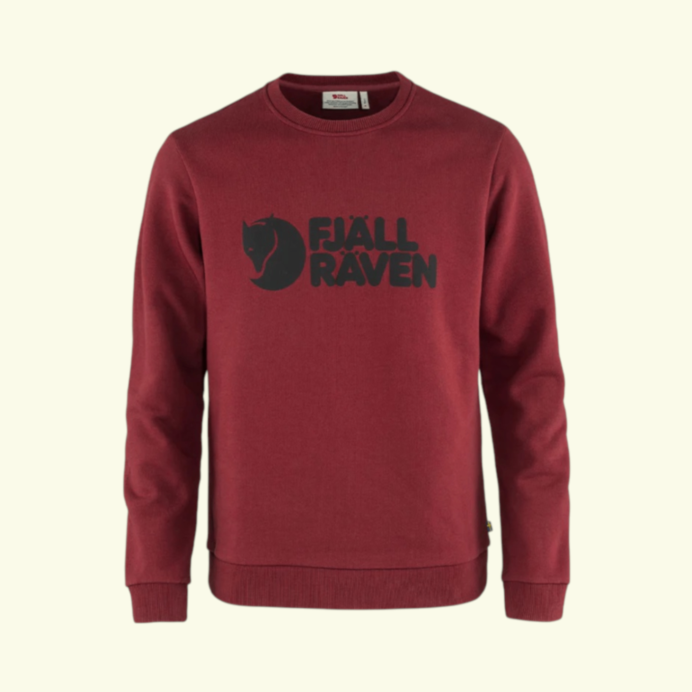 Fjällräven Logo Sweater M Red Oak