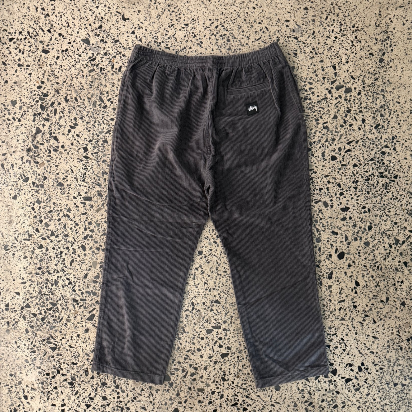 Stussy Sweatpants Baggy Fit Black