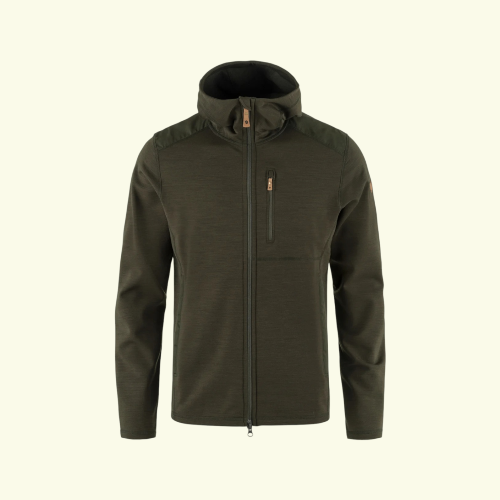 Fjällräven Keb Fleece Hoodie M Deep Forest