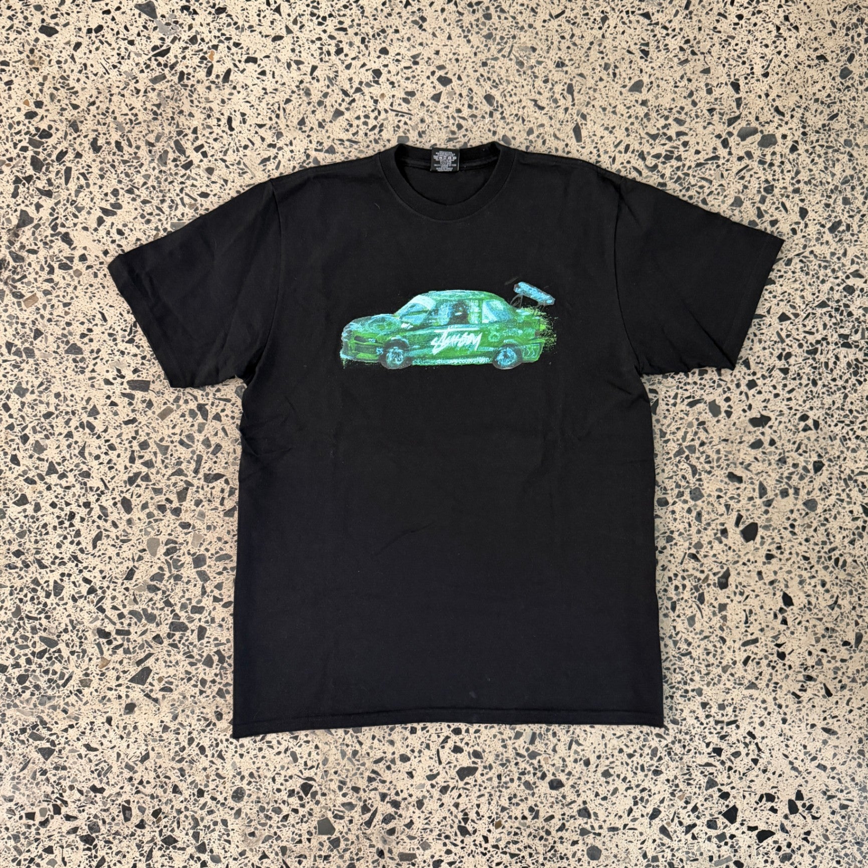 Stüssy Racecar Tee Black