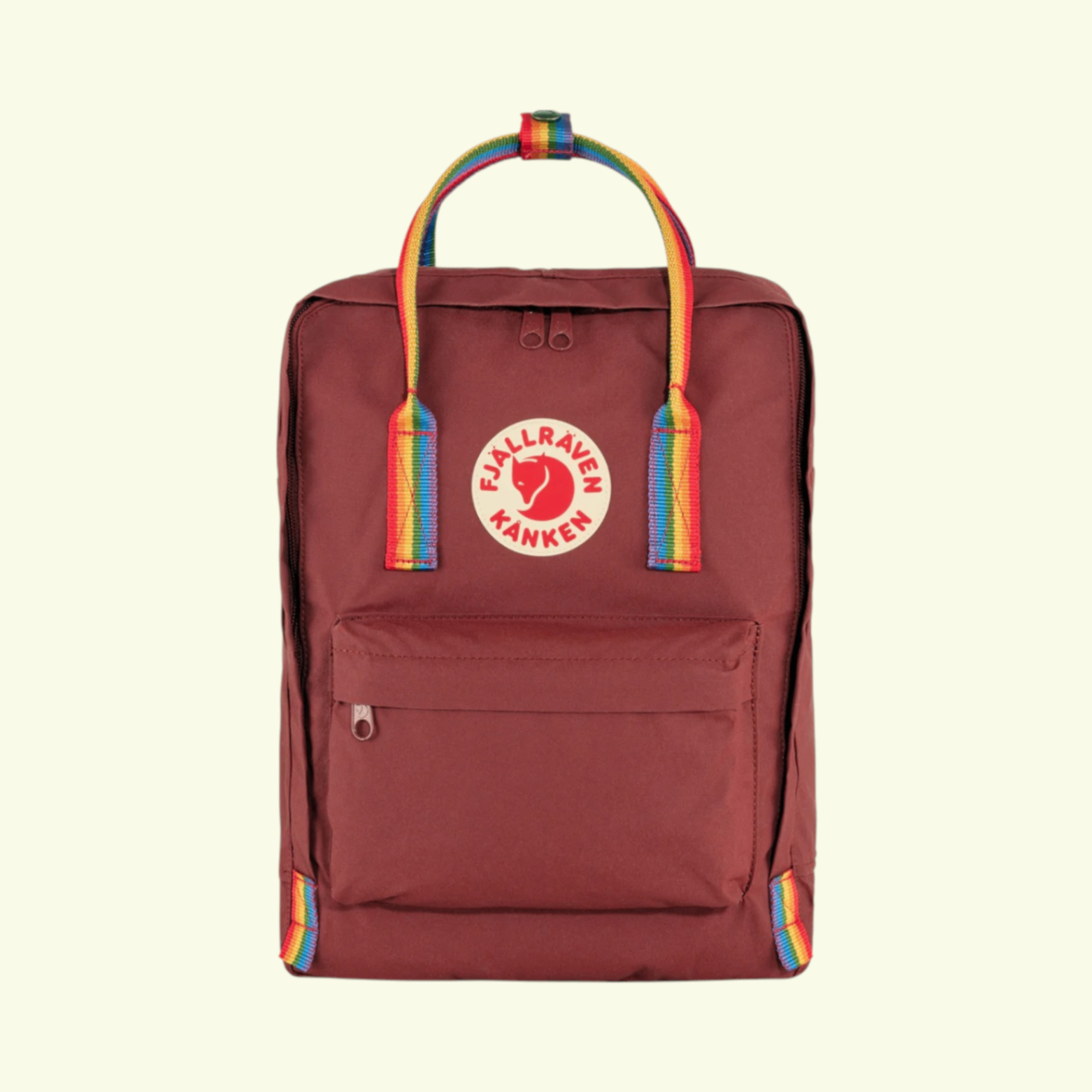 Fjällräven Kanken Rainbow Ox Red-Rainbow Pattern