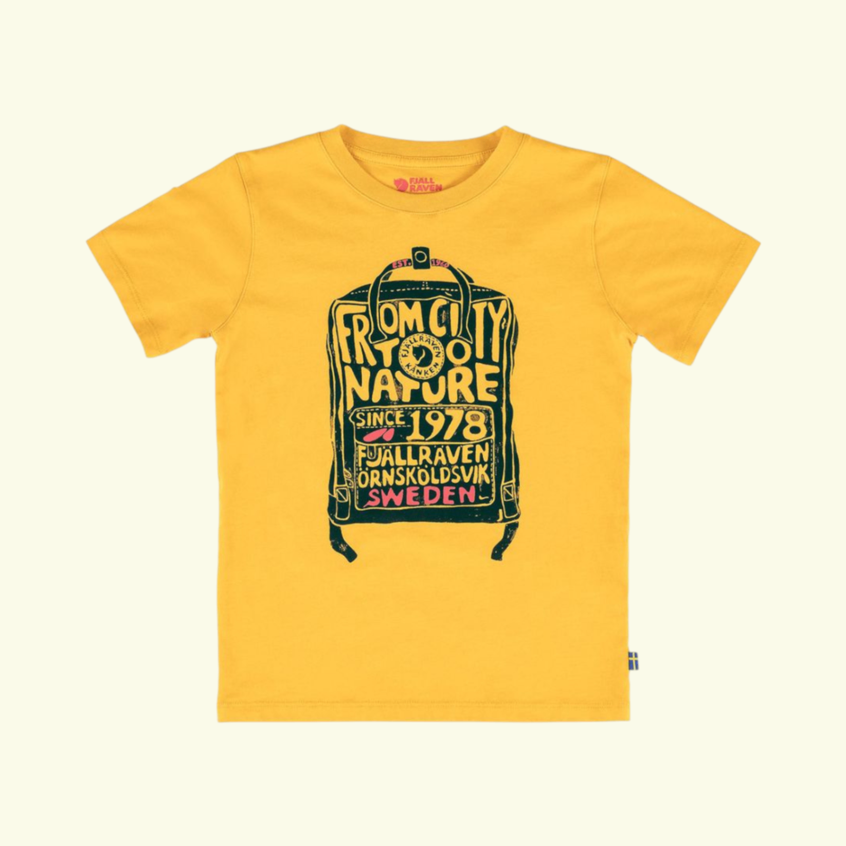 Fjällräven Kanken Kids T-shirt Dandelion