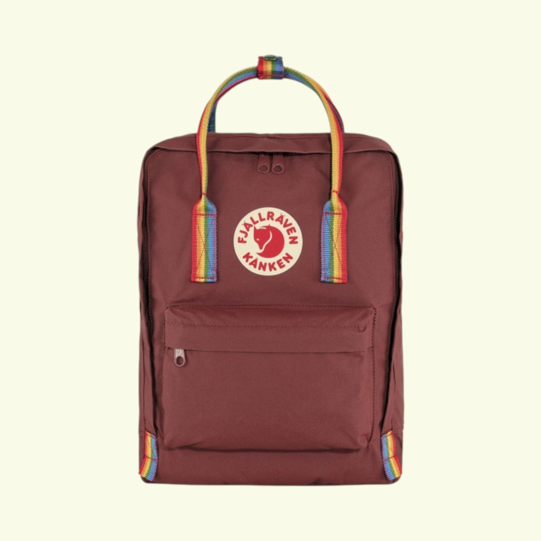 Fjällräven Kanken Rainbow Mini Ox Red-Rainbow Pattern