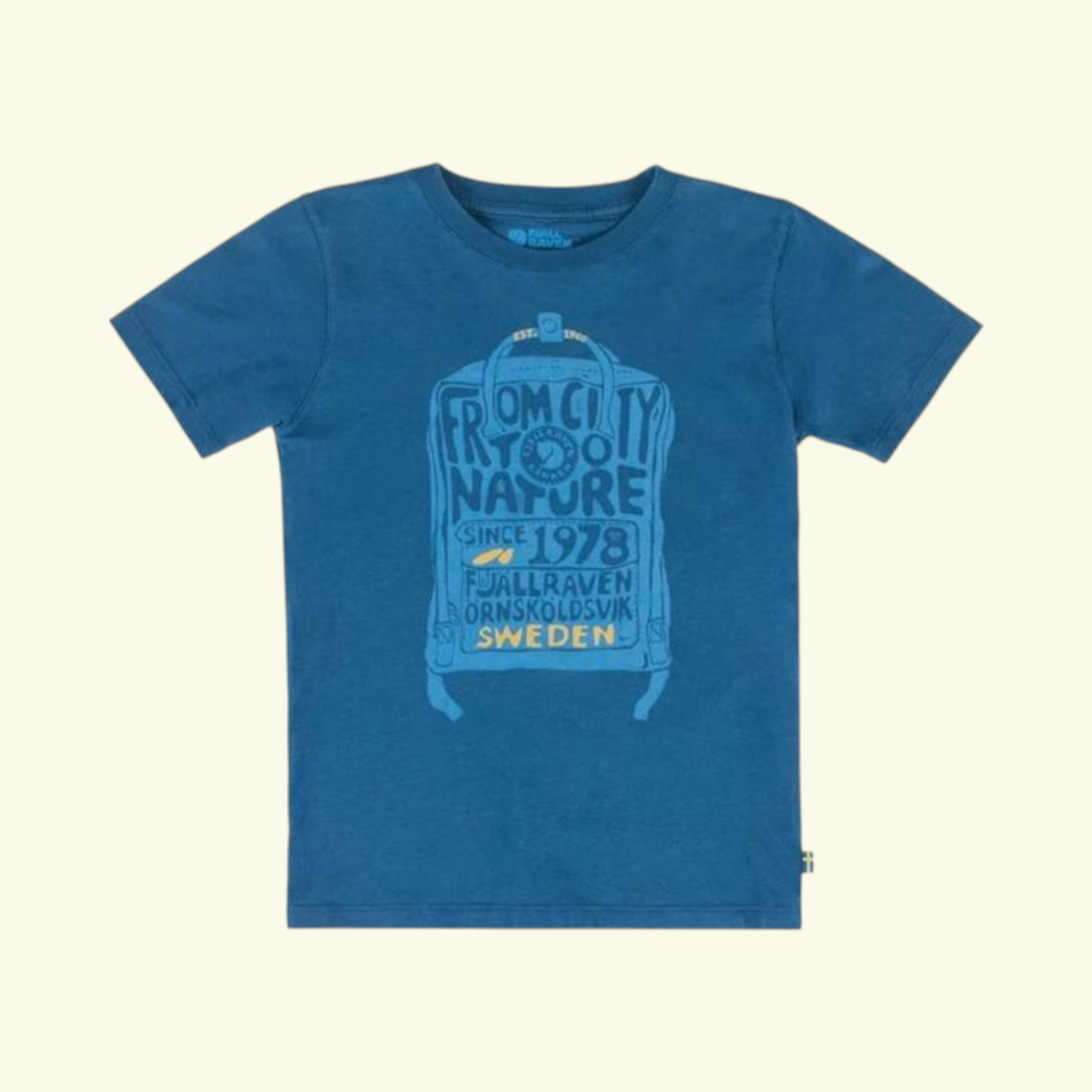 Fjällräven Kanken Kids T-shirt Deep Blue 