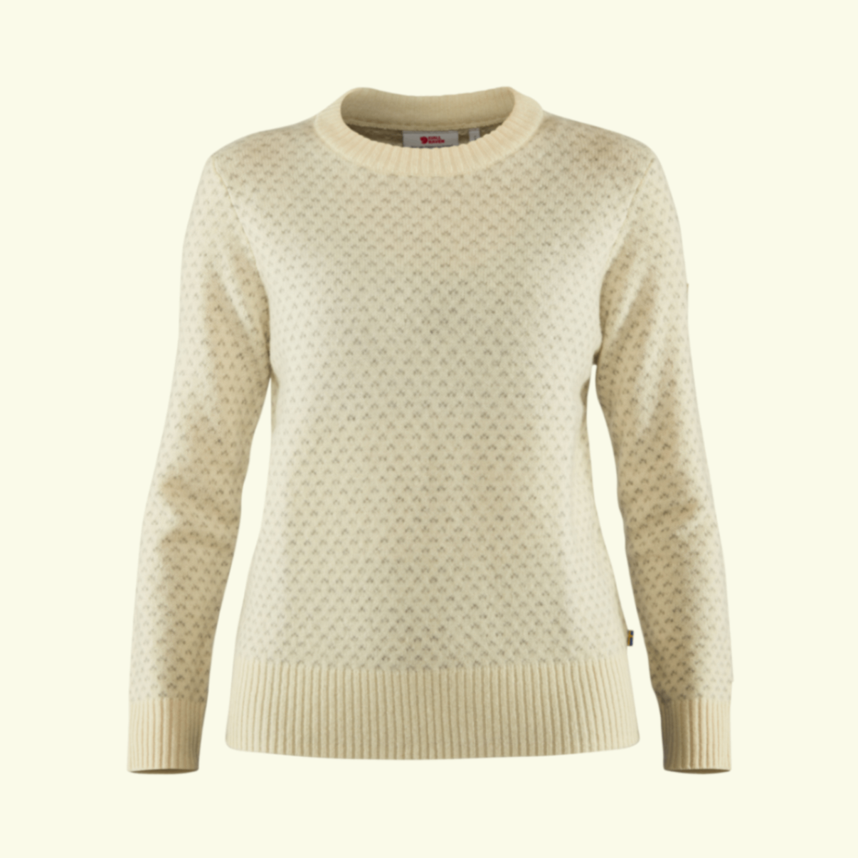 Fjällräven Ovik Nordic Sweater W Chalk White 
