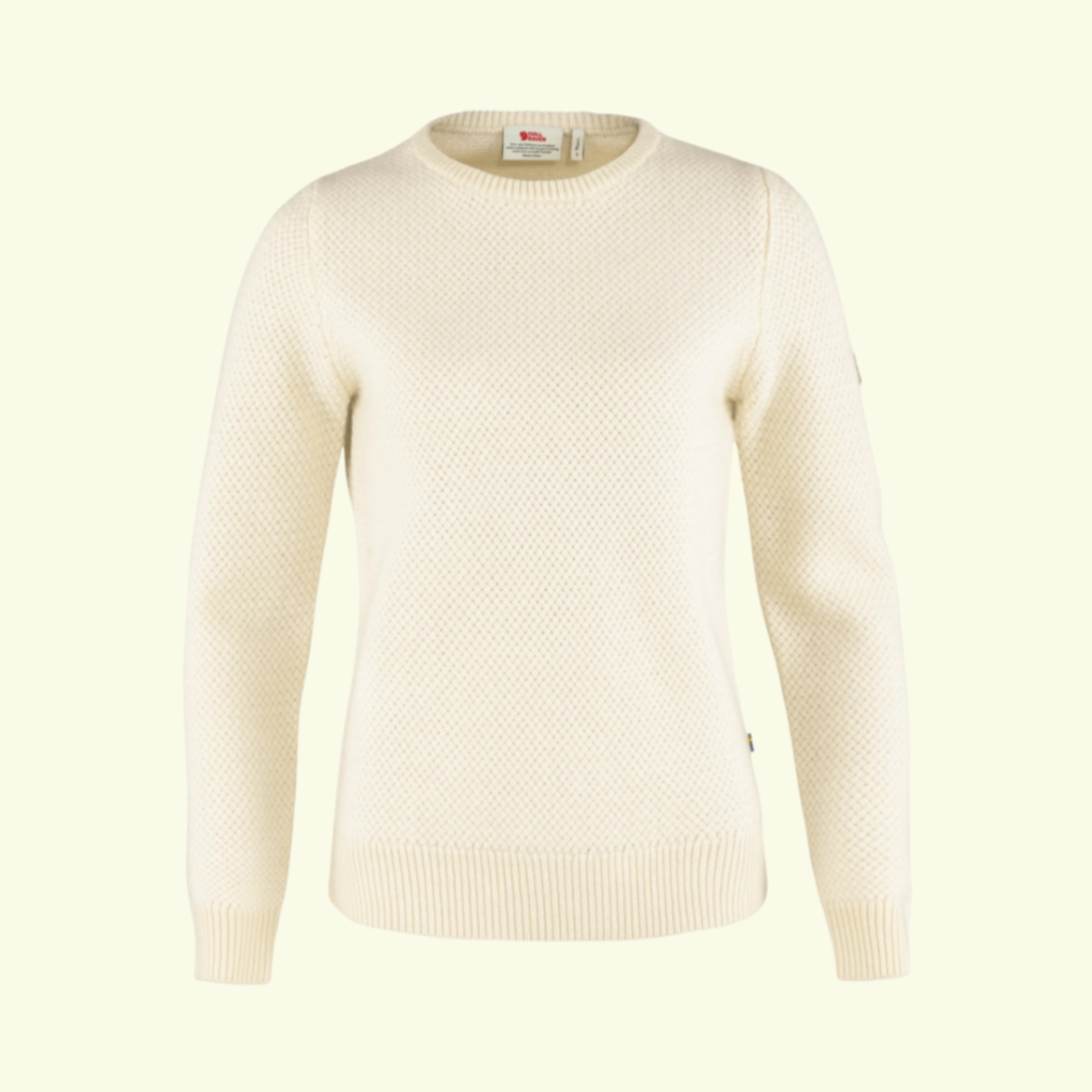 Fjällräven Ovik Structure Sweater W Chalk White 