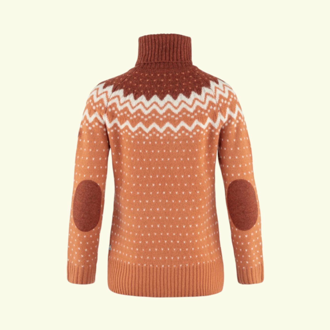 Fjällräven Ovik Knit Roller Neck W Desert Brown Autumn Leaf 