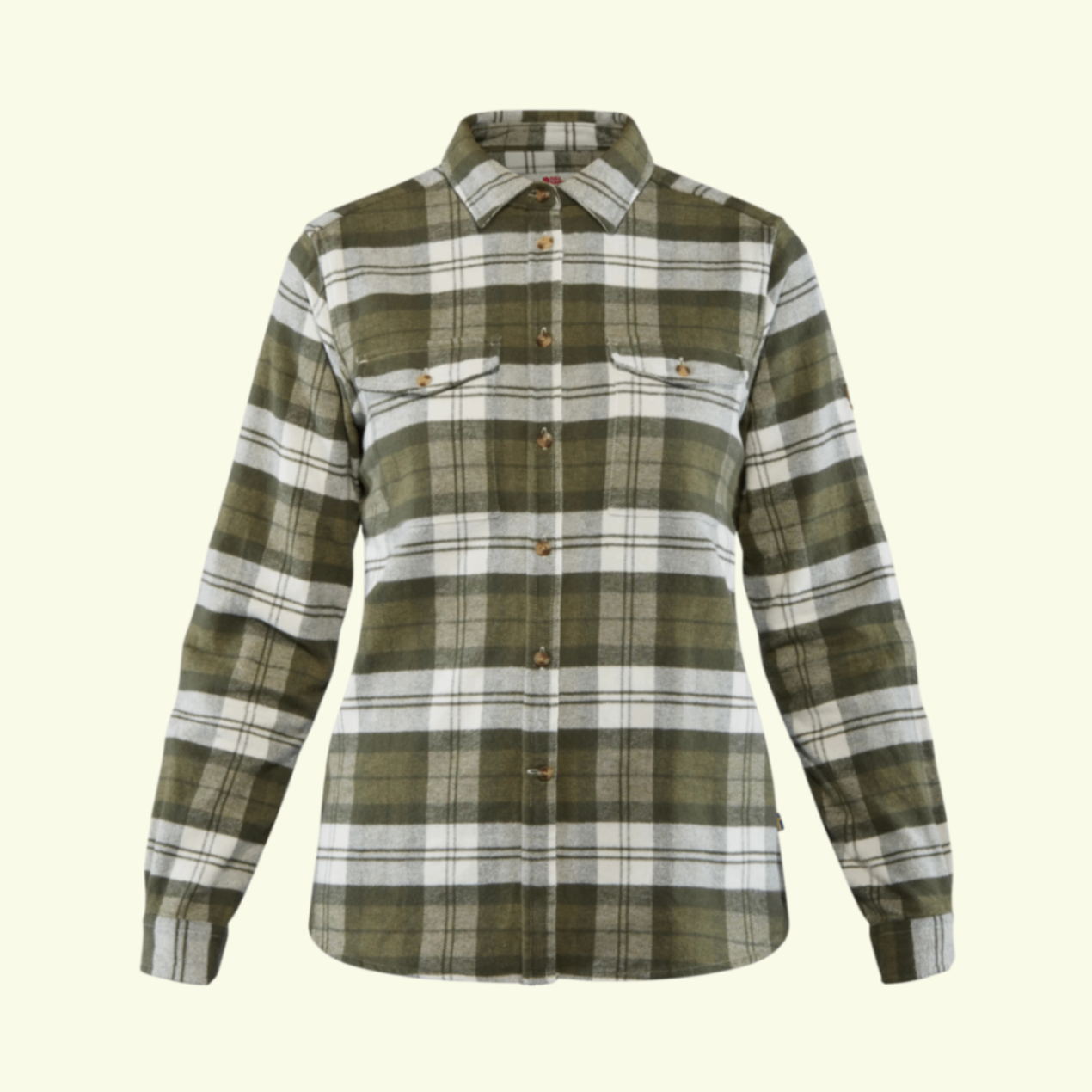 Fjällräven Ovik Heavy Flannel Shirt W Green 