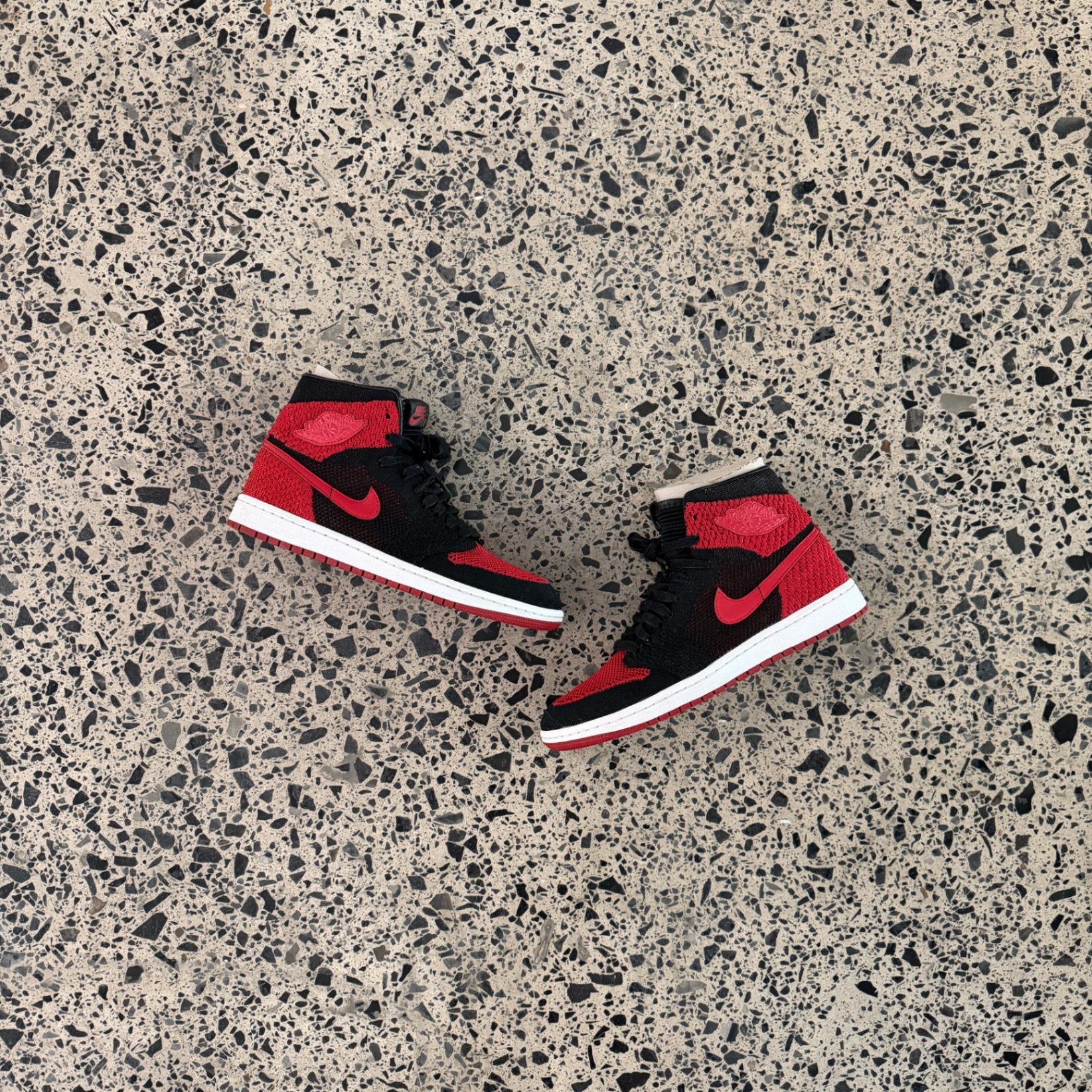 Jordan 1 Retro High Flyknit Bred