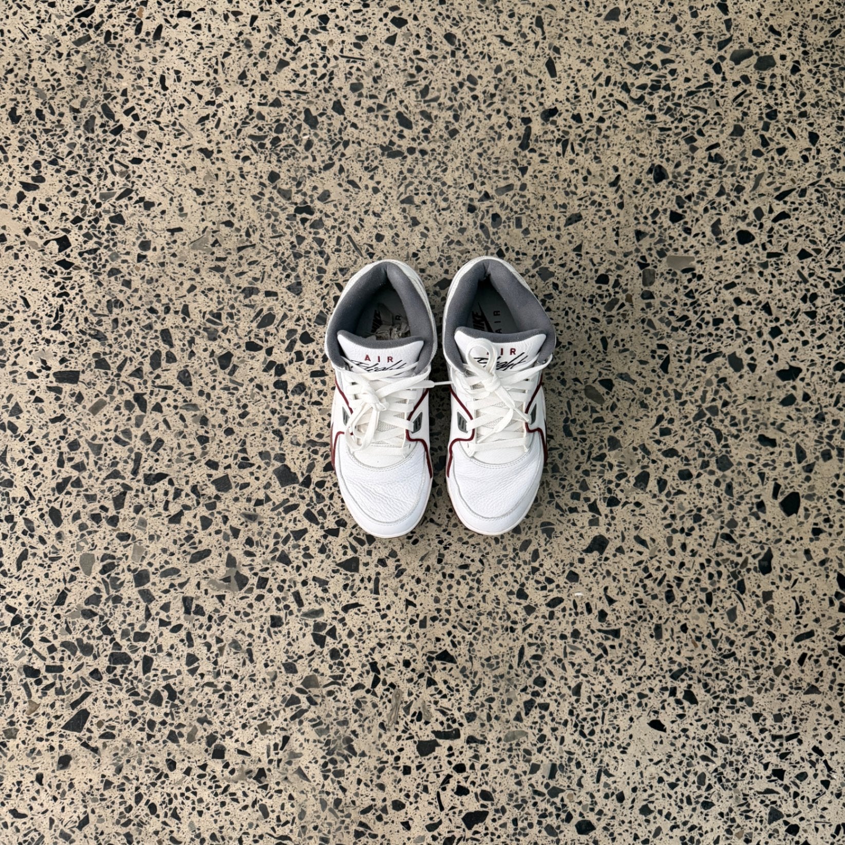 Nike Air Flight '89 White Team Red
