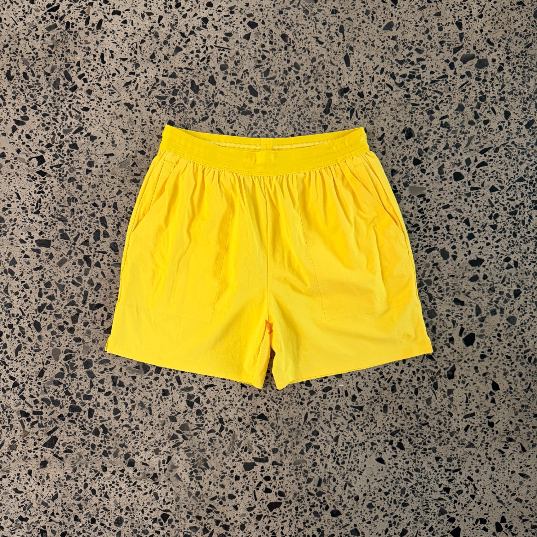Represent Team 247 Fused Stretch Nylon Shorts Lemon