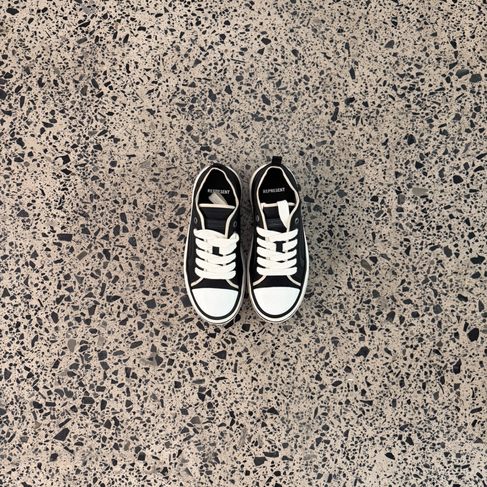 Represent HTN X Low Sneakers Black