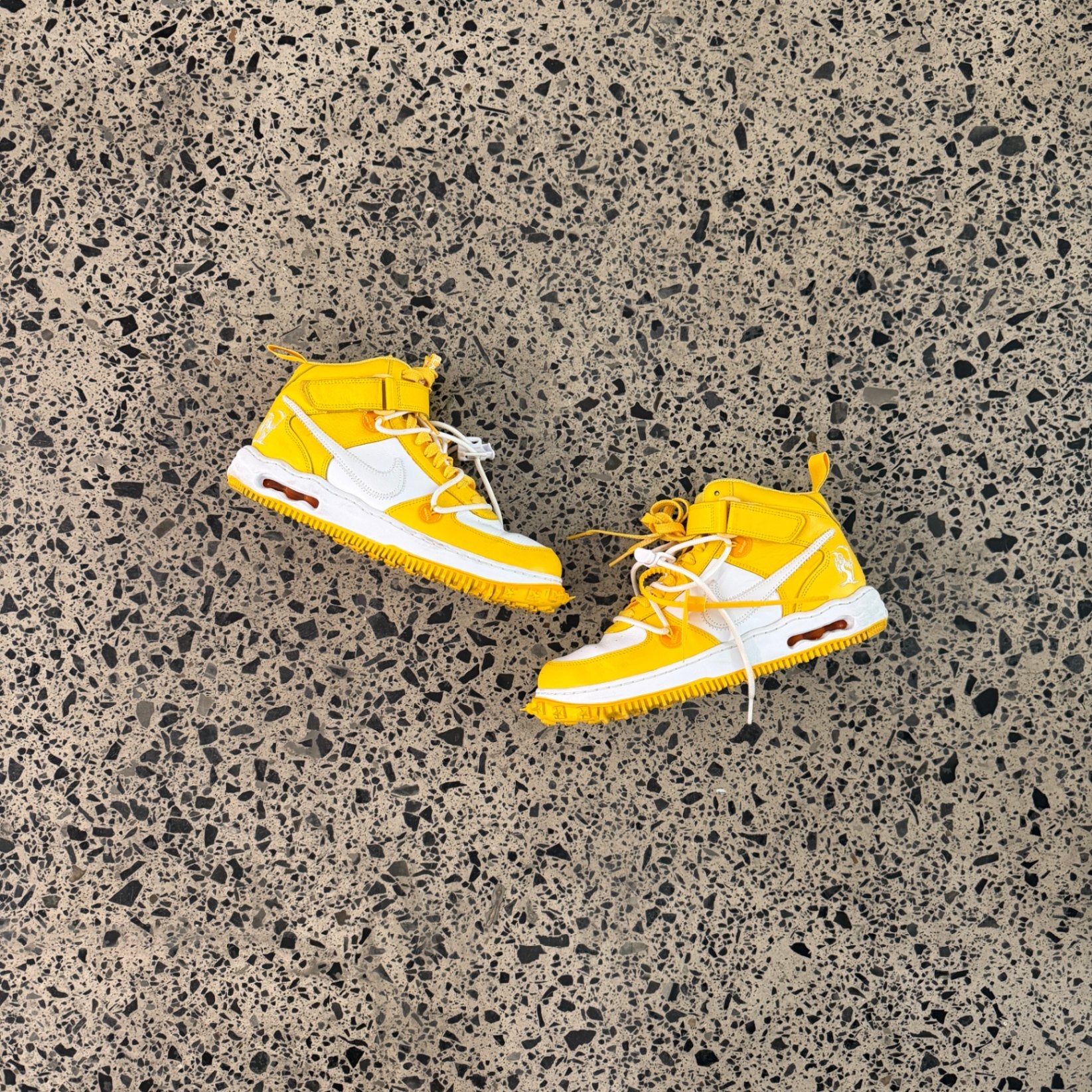 Nike Air Force 1 Mid SP Off-White Varsity Maize 