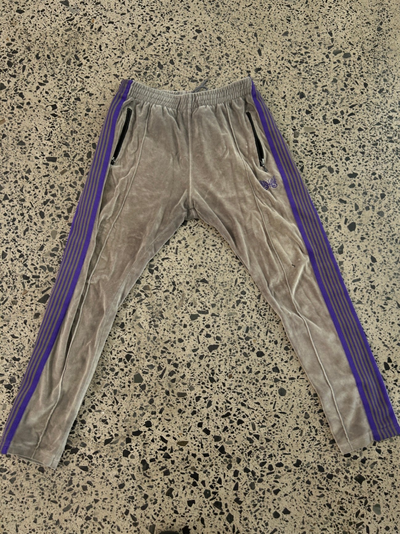 Needles Japan Velour Track Pants