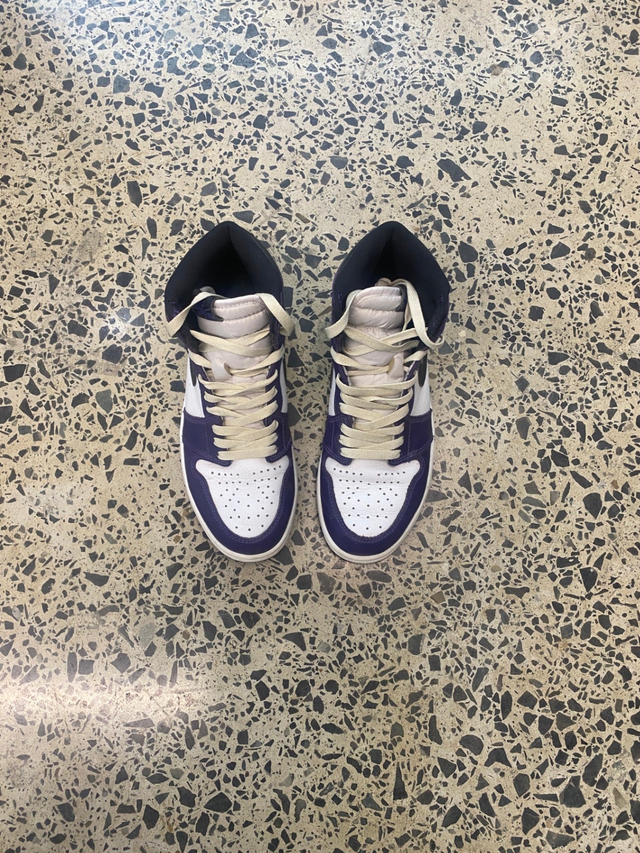 Jordan 1 Retro High Court Purple White