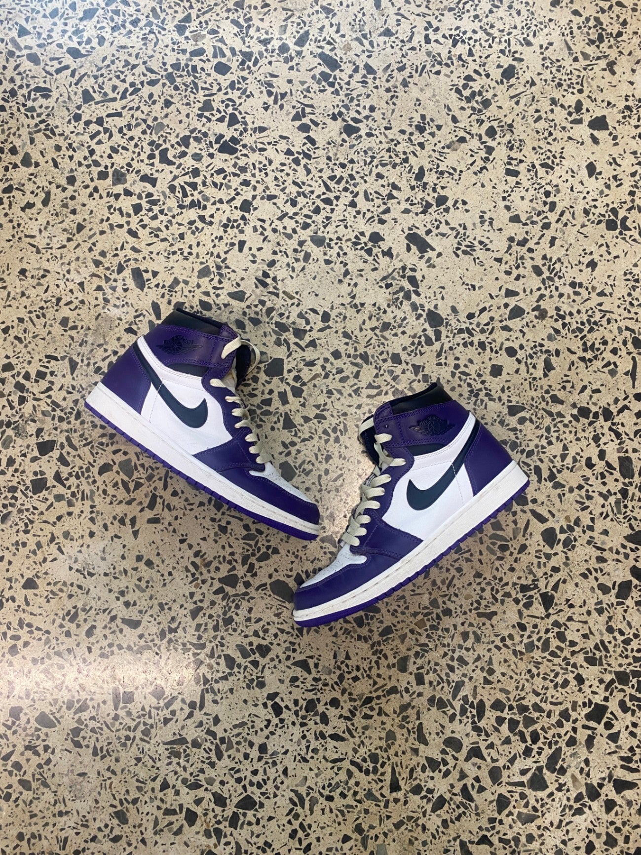 Jordan 1 Retro High Court Purple White